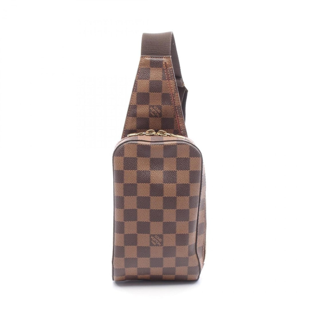 Louis Vuitton Geronimos Waist Bag/Body Bag/Handbag, Coated Canvas, Damier Pattern, Men's/Women's,: --- Catalog ---Category: SizeSize (HxWxD): 19cm x 11.5cm x 5cm / 7.48'' x 4.52'' x 1.96''Category: DesignType: Fanny packColor: Brown, Damier CanvasGender: Men,WomenMaterial: Coated canvas Category: G