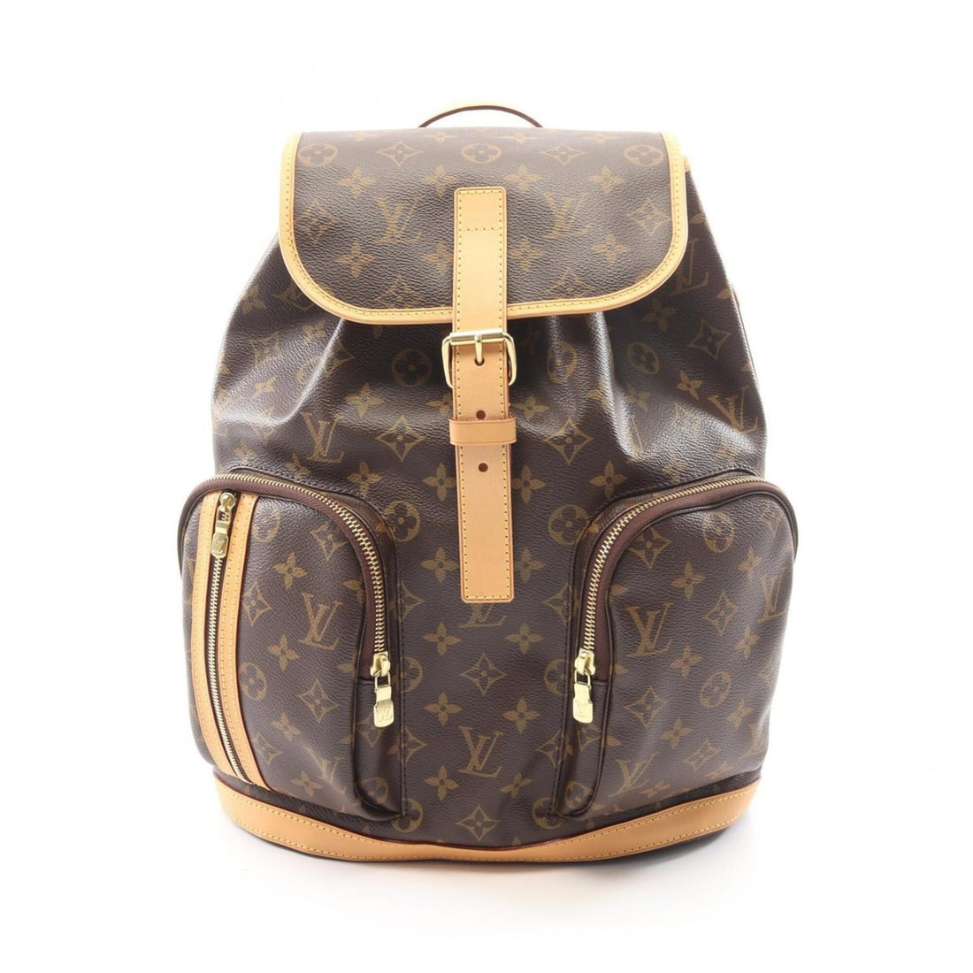 Louis Vuitton Sac aux Bosphore Monogram Backpack/Handbag, Coated Canvas and Leather, Women's, Brown, (1 of 12)