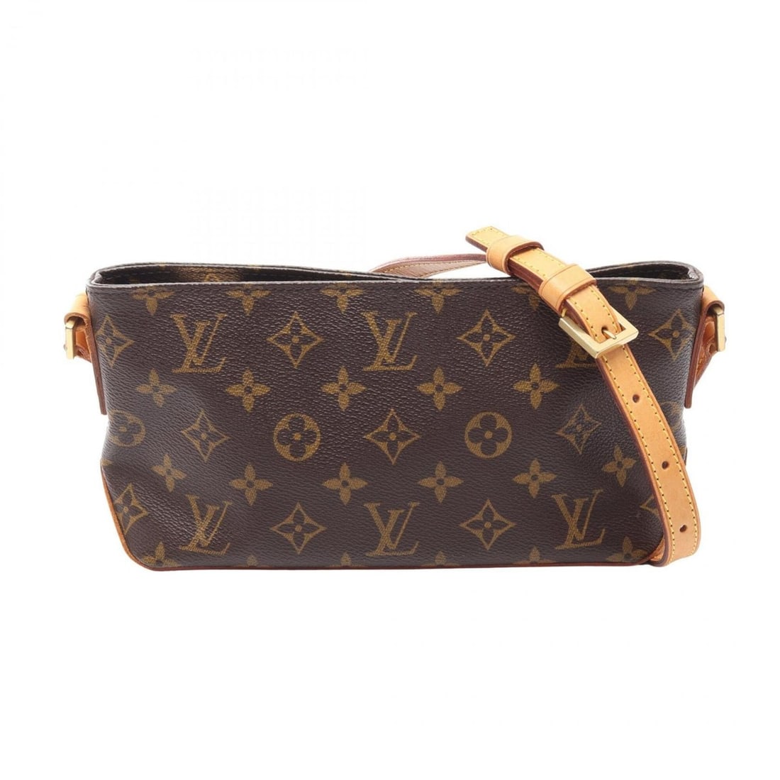 Louis Vuitton Trotteur Monogram Shoulder Bag/Handbag, Coated Canvas and Leather, Women's, Brown,: --- Catalog ---Category: SizeSize (HxWxD): 12cm x 22cm x 7cm / 4.72'' x 8.66'' x 2.75''Category: DesignType: Handbag, Shoulder bagColor: BrownGender: WomenMaterial: Coated canvas , Leather Category: G
