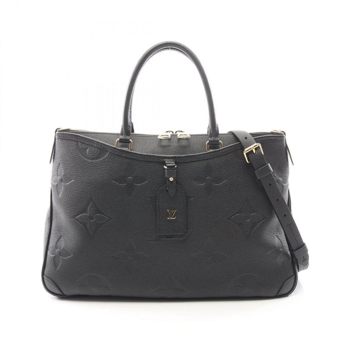 Louis Vuitton Trianon MM Monogram Empreinte Noir 2-Way Tote Bag Handbag Leather Women's Black M46487: --- Catalog ---Category: SizeSize (HxWxD): 23cm x 36cm x 11cm / 9.05'' x 14.17'' x 4.33''Category: DesignType: Handbag, Tote bagColor: Black, NoirGender: WomenMaterial: Monogram Empreinte Category: Ge