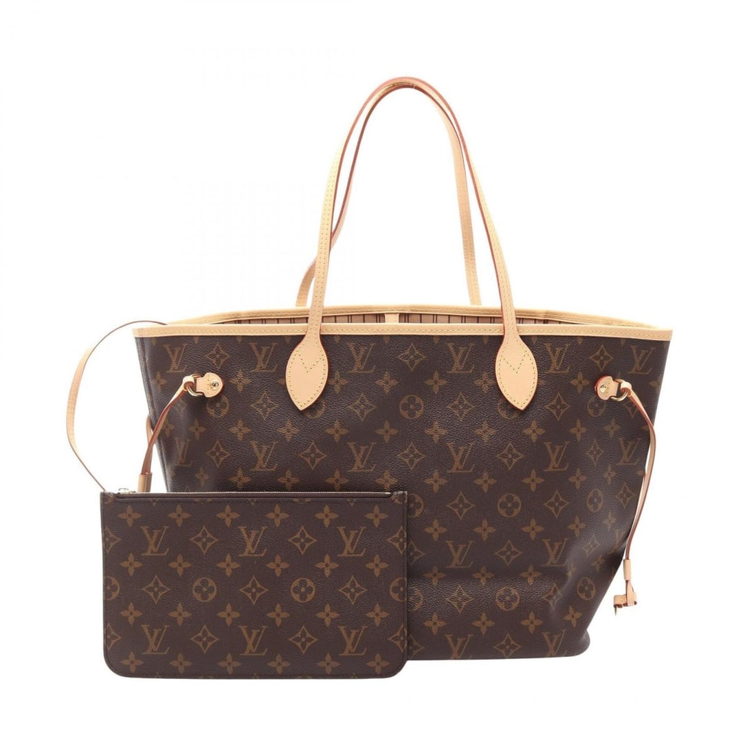Louis Vuitton Neverfull MM Monogram Tote Bag Handbag, Coated Canvas Leather, Women's, Brown, M46975: --- Catalog ---Category: SizeSize (HxWxD): 30cm x 31cm x 16cm / 11.81'' x 12.2'' x 6.29''Category: DesignType: Handbag, Pouch, Tote bagColor: BrownGender: WomenMaterial: Coated canvas , Leather Catego