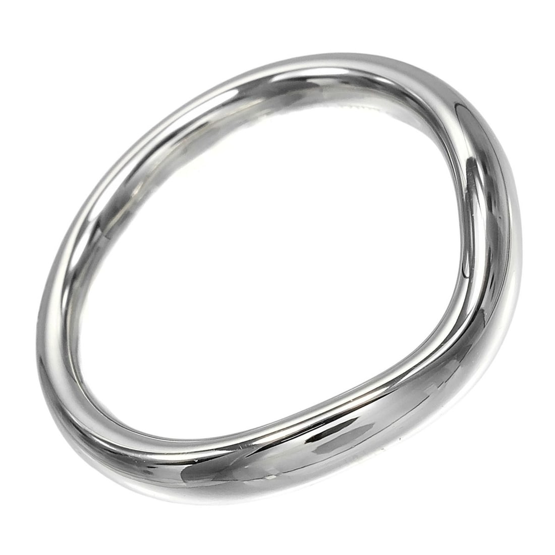Tiffany & Co. Curved Band Ring, Size 5, 3mm band, Pt950 Platinum, Approx. 4.8g. (1 of 10)