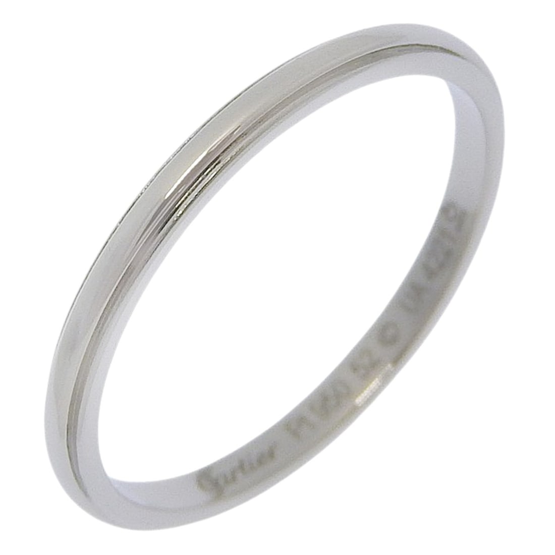 Cartier D'Amour Wedding Ring, Size 12, Platinum 950, Approx. 2.1g, Women's Ring: --- Catalog ---Category: SizeJP Size: 12US Size: 6.5Category: DesignType: Band ringColor: PlatinumGender: WomenMaterial: Platinum 950Category: GeneralBrand: Cartier--- Item List ---Section: ConditionR