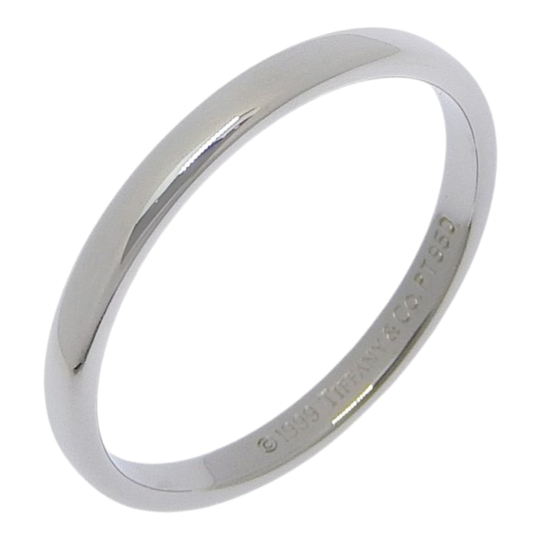 Tiffany & Co. Wedding Ring, Size 10, Platinum 950, Approx. 2.3g, Women's.: --- Catalog ---Category: SizeJP Size: 10US Size: 5.5Category: DesignType: Band ringColor: PlatinumGender: WomenMaterial: Platinum 950Category: GeneralBrand: Tiffany--- Item List ---Section: ConditionR