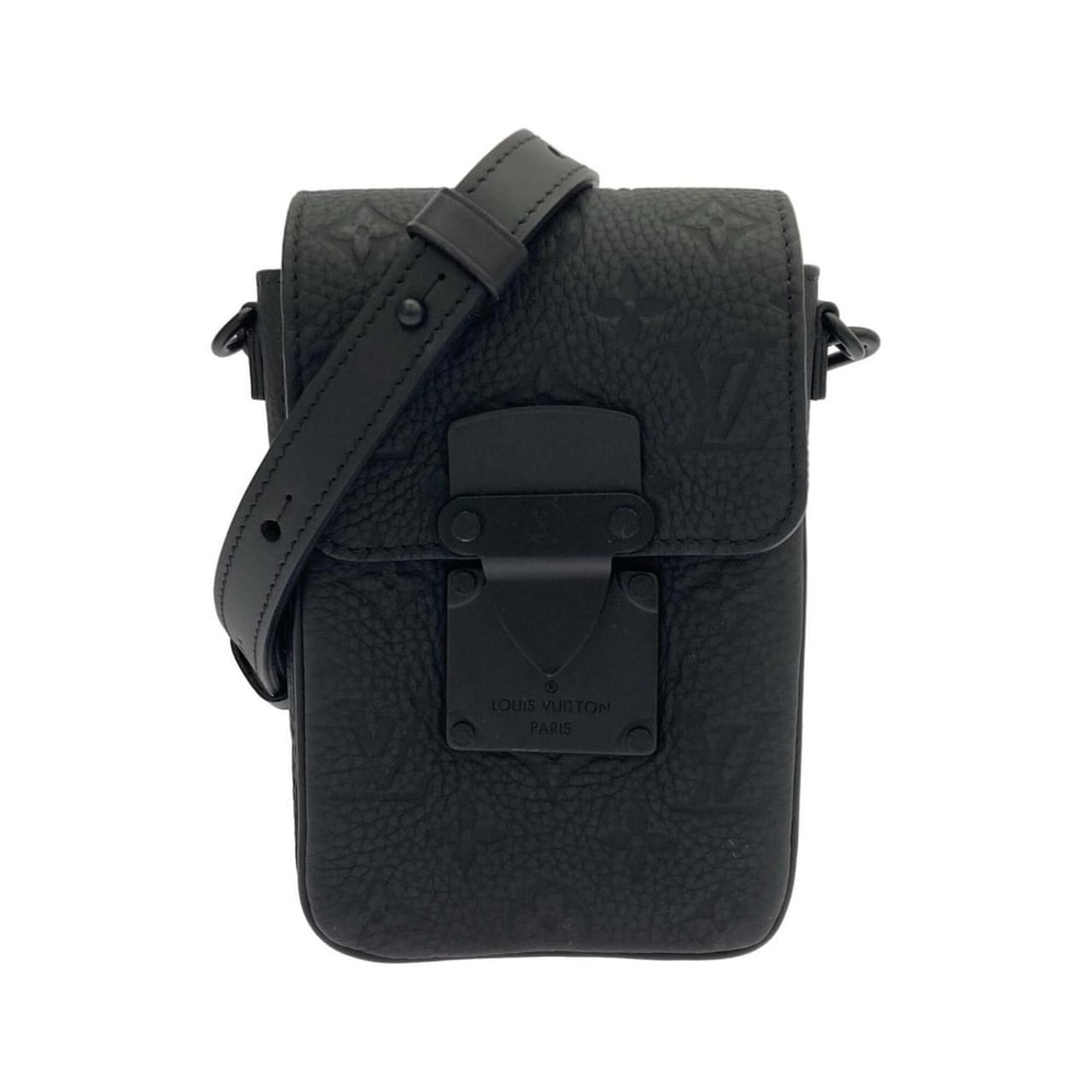 Louis Vuitton Taurillon Monogram S-Lock Vertical Wearable Wallet M81524 Shoulder Bag: --- Catalog ---Category: SizeSize (HxWxD): 19cm x 12cm x 5.5cm / 7.48'' x 4.72'' x 2.16''Category: DesignType: Shoulder bagColor: BlackGender: Men,WomenMaterial: Leather Leather/Fur Type: Calf leather