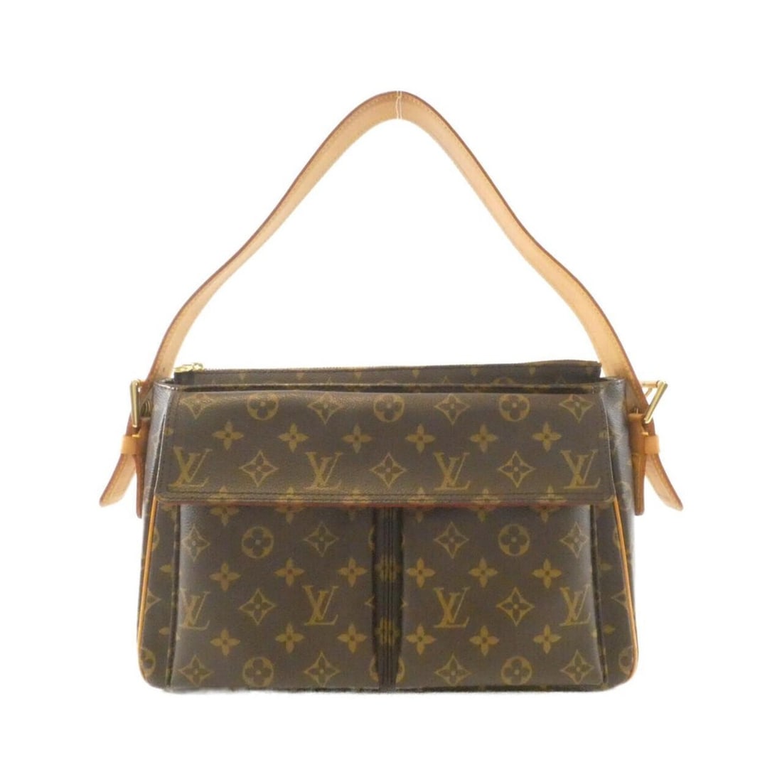 Louis Vuitton Monogram Viva Cite GM M51163 Shoulder Bag: --- Catalog ---Category: SizeSize (HxWxD): 22cm x 31cm x 10cm / 8.66'' x 12.2'' x 3.93''Category: DesignType: Shoulder bagColor: MarronGender: WomenMaterial: Coated canvas Hardware Color: GoldCategory