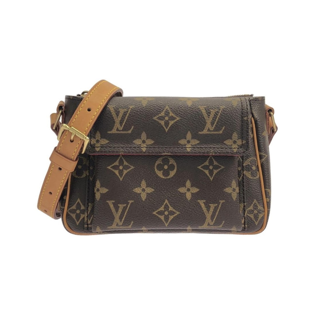 Louis Vuitton Monogram Viva Cite PM M51165 Shoulder Bag: --- Catalog ---Category: SizeSize (HxWxD): 14cm x 20cm x 8cm / 5.51'' x 7.87'' x 3.14''Category: DesignType: Shoulder bagColor: MarronGender: WomenMaterial: Coated canvas Hardware Color: GoldCategory: