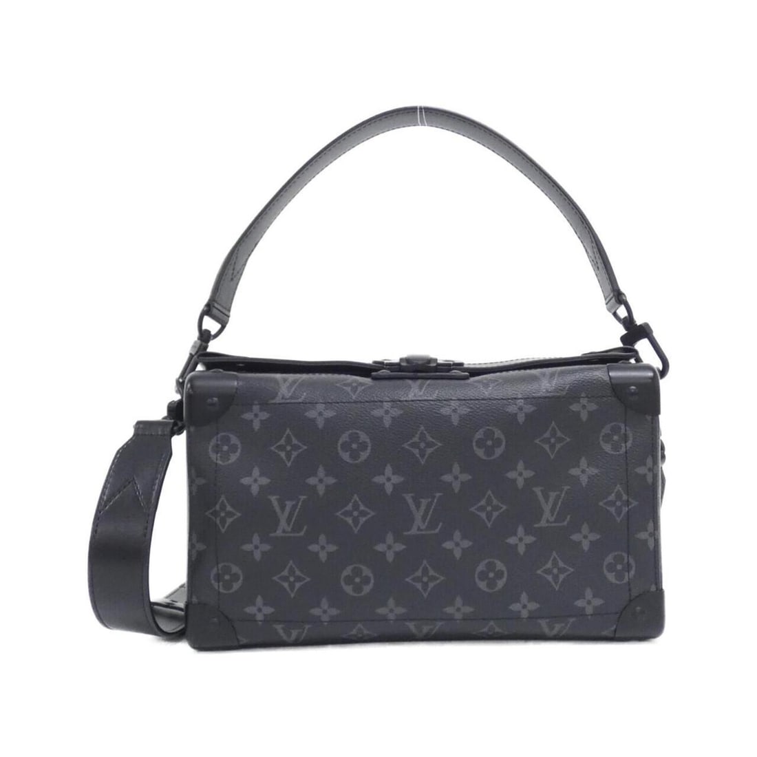 Louis Vuitton Monogram Eclipse Seoul Trunk EW M11744 Shoulder Bag: --- Catalog ---Category: SizeSize (HxWxD): 17cm x 29cm x 10cm / 6.69'' x 11.41'' x 3.93''Category: DesignType: Shoulder bagColor: BlackGender: MenMaterial: Coated canvas Category: GeneralMPN: M11744Br