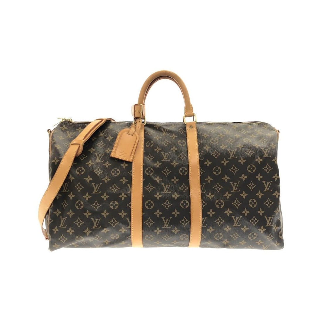 Louis Vuitton Monogram Keepall Bandoulière 55cm M41414 Boston Bag: --- Catalog ---Category: SizeSize (HxWxD): 29.5cm x 54cm x 26cm / 11.61'' x 21.25'' x 10.23''Category: DesignType: Boston bagColor: MarronGender: Men,WomenMaterial: Coated canvas Hardware Color: GoldC