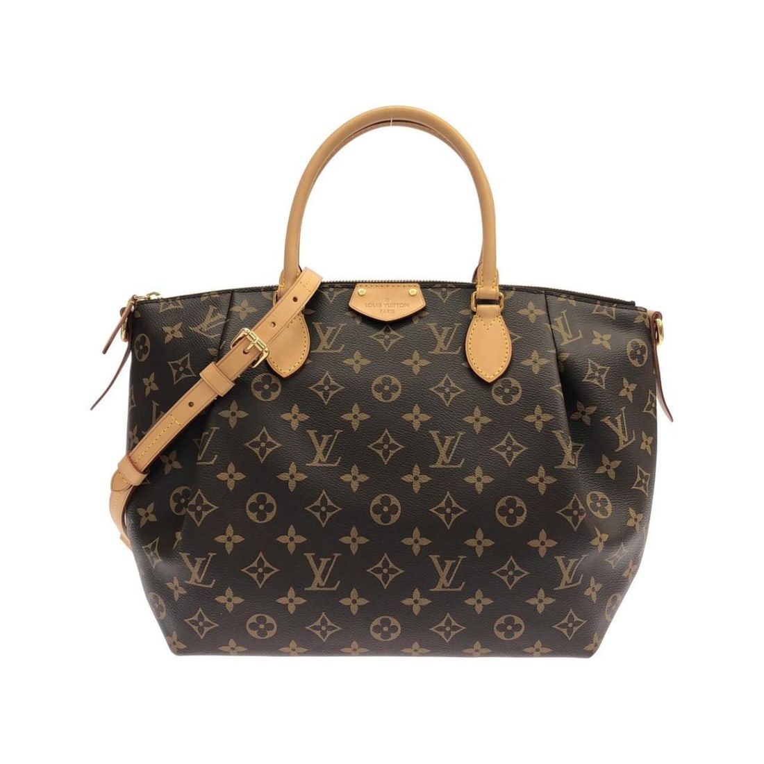 Louis Vuitton Monogram Turenne MM M48814 Handbag: --- Catalog ---Category: SizeSize (HxWxD): 27cm x 37cm x 13.5cm / 10.62'' x 14.56'' x 5.31''Category: DesignType: HandbagColor: MarronGender: Men,WomenMaterial: Coated canvas Hardware Color: GoldCateg