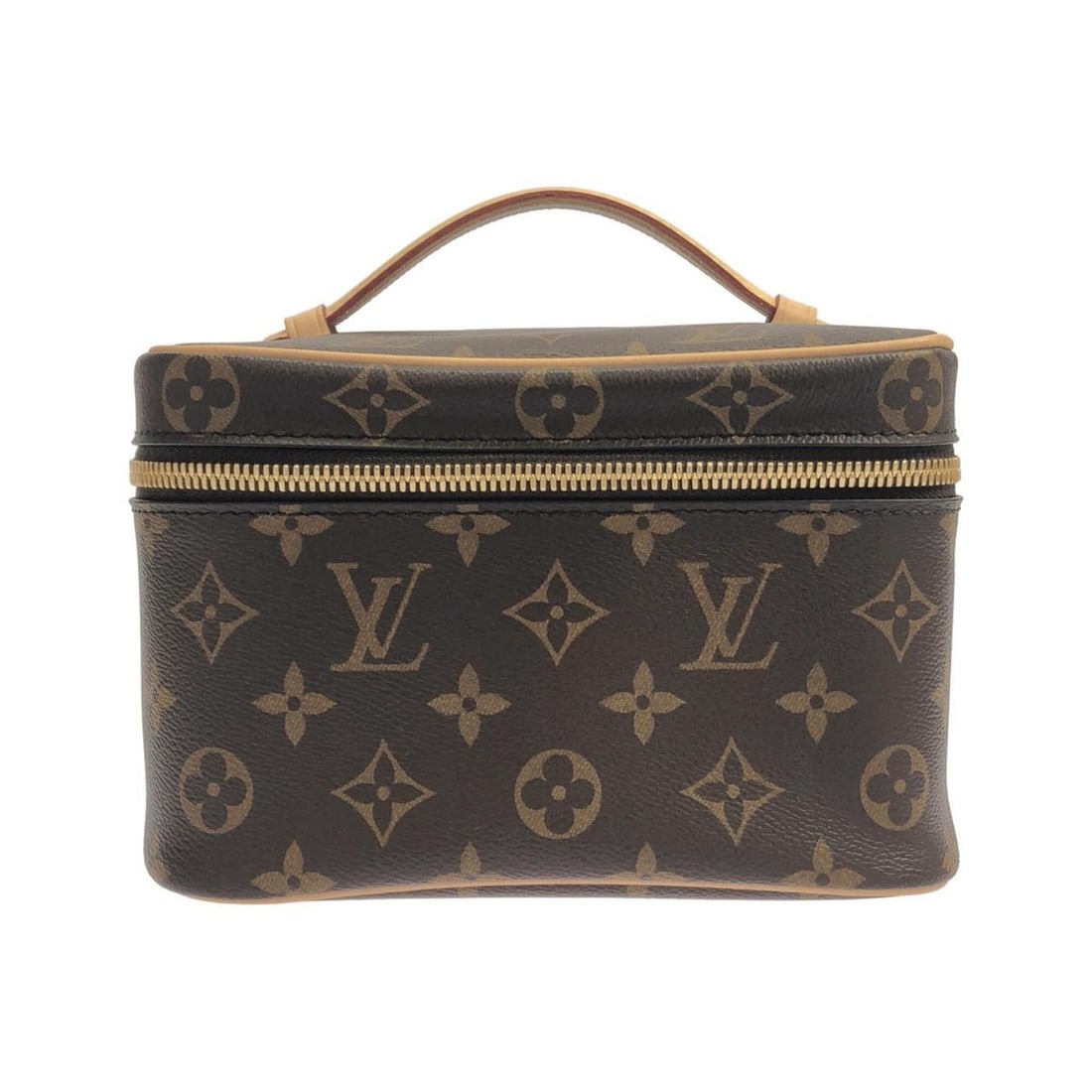 Louis Vuitton Monogram Nice Mini M44495 Handbag: --- Catalog ---Category: SizeSize (HxWxD): 12cm x 19cm x 11.5cm / 4.72'' x 7.48'' x 4.52''Category: DesignType: HandbagColor: MarronGender: Men,WomenMaterial: Coated canvas Hardware Color: GoldCategor