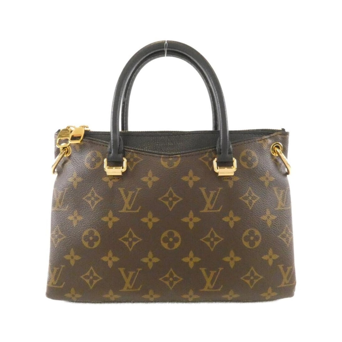 Louis Vuitton Monogram Pallas BB M42960 Handbag: --- Catalog ---Category: SizeSize (HxWxD): 19cm x 26cm x 8cm / 7.48'' x 10.23'' x 3.14''Category: DesignType: HandbagColor: Black, MarronGender: WomenMaterial: Coated canvas , Leather Leather/Fur Type