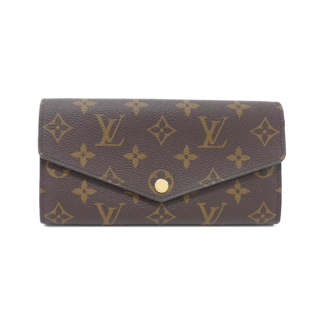 Louis Vuitton Monogram Portefeuille Sarah M60531 Wallet: --- Catalog ---Category: SizeSize (HxWxD): 10cm x 19cm x 3cm / 3.93'' x 7.48'' x 1.18''Category: DesignType: Long wallet (bi-fold)Color: MarronGender: Men,WomenMaterial: Coated canvas Category: Genera