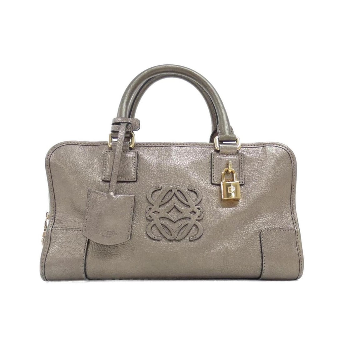 Loewe Amazona 352 70 A03 Handbag: --- Catalog ---Category: SizeSize (HxWxD): 16cm x 28cm x 12cm / 6.29'' x 11.02'' x 4.72''Category: DesignType: HandbagColor: BronzeGender: WomenMaterial: Leather Hardware Color: GoldLeather/Fur Type: 