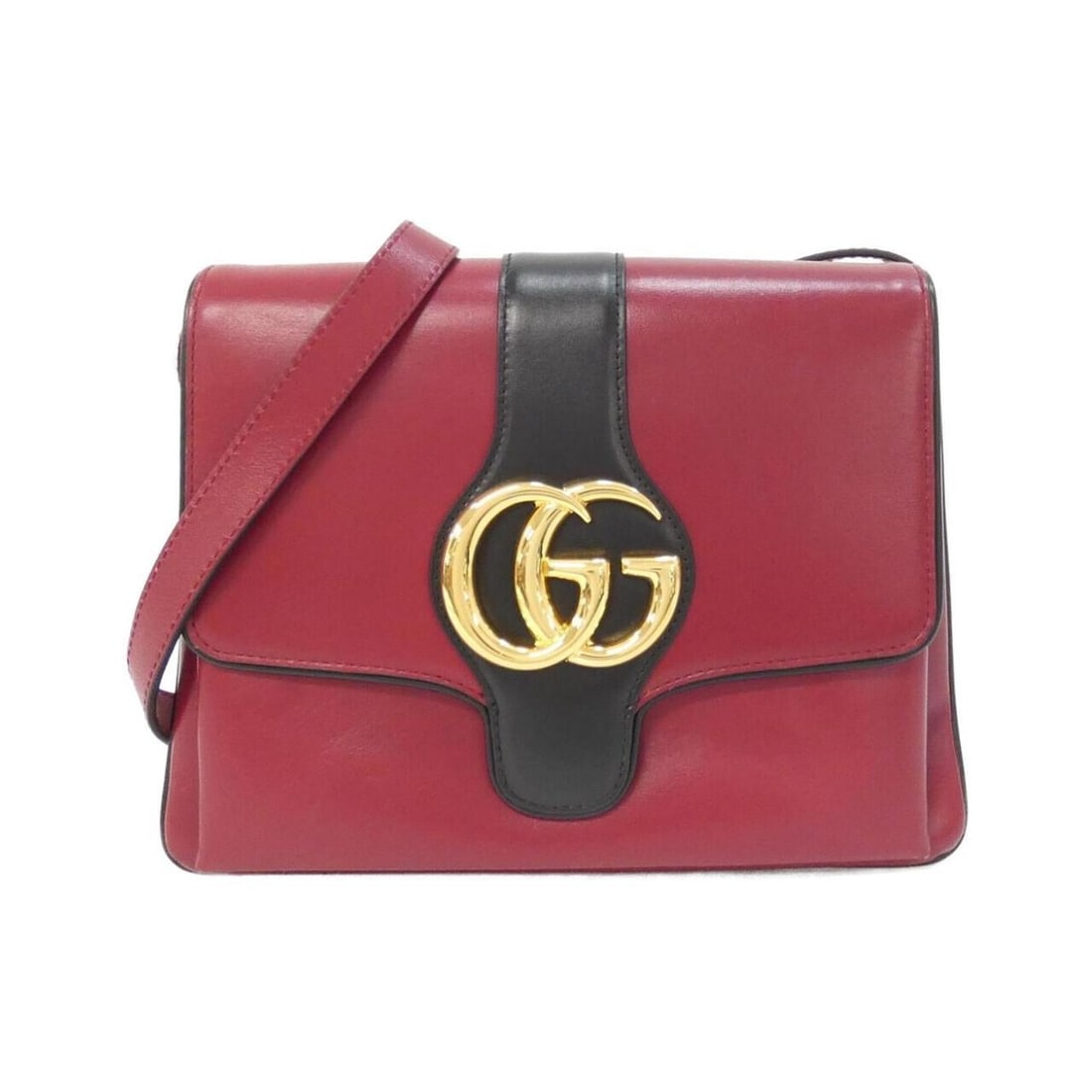 Gucci 550126 Shoulder Bag: --- Catalog ---Category: SizeSize (HxWxD): 21cm x 26.5cm x 5cm / 8.26'' x 10.43'' x 1.96''Category: DesignType: Shoulder bagColor: Black, Red colorGender: WomenMaterial: Leather Hardware Color: GoldCa