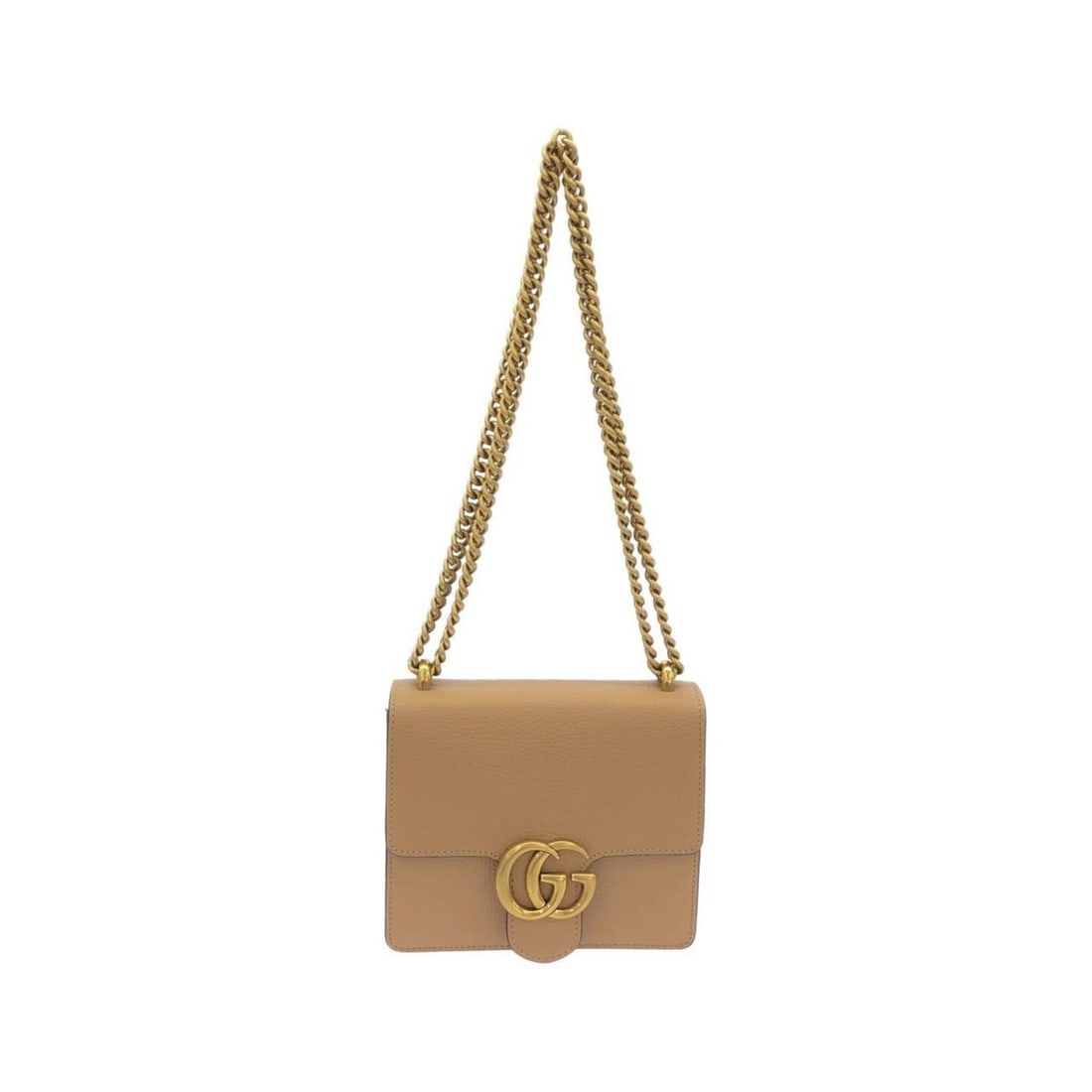 Gucci GG Marmont 779790 A7M0T Shoulder Bag: --- Catalog ---Category: SizeSize (HxWxD): 16cm x 18.5cm x 6cm / 6.29'' x 7.28'' x 2.36''Category: DesignType: Shoulder bagColor: Beige, GoldGender: WomenMaterial: Leather Hardware Color: