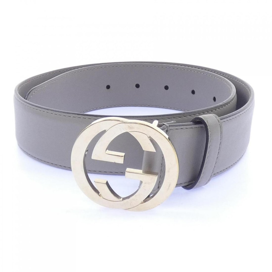 Gucci GUCCI 546386 AP00G Belt: --- Catalog ---Category: SizeLength: 66cm - 76cm / 25.98'' - 29.92''Category: DesignType: Standard beltColor: GrayGender: MenCategory: GeneralMPN: 546386 AP00GBrand: Gucci--- Item List ---Section: