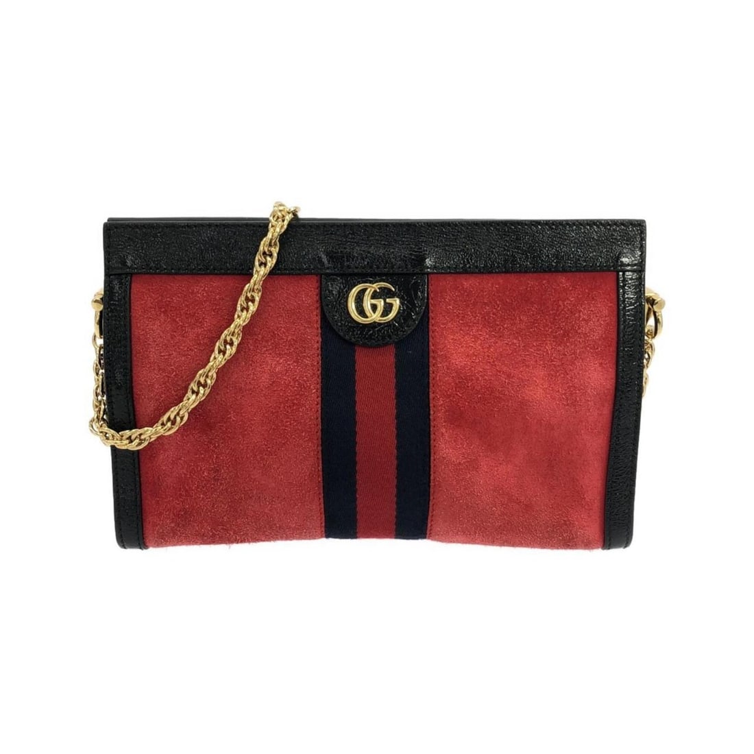 Gucci OPHIDIA 503877 D6ZYG Shoulder Bag: --- Catalog ---Category: SizeSize (HxWxD): 17cm x 26cm x 7.5cm / 6.69'' x 10.23'' x 2.95''Category: DesignType: Shoulder bagColor: Gold, Red colorGender: Men,WomenMaterial: Suede Hardware Color: