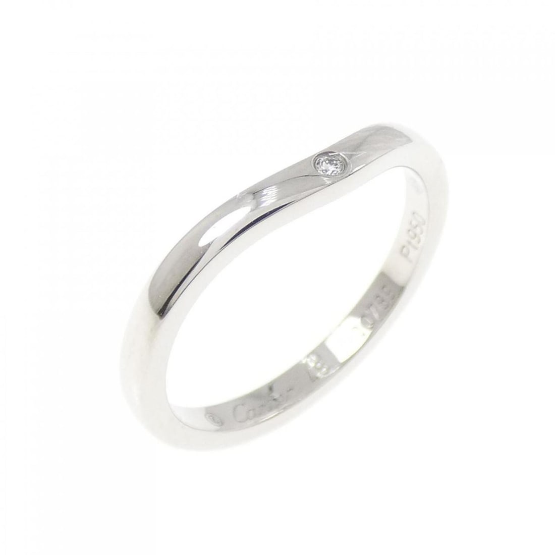Cartier Ballerina 3P Ring: --- Catalog ---Category: SizeUS Size: 4.5Brand Size: 48Category: DesignType: Band ringStone: DiamondGender: WomenMaterial: Platinum 950Category: GeneralMPN: CRB4092900Brand: Cartier--- Item List