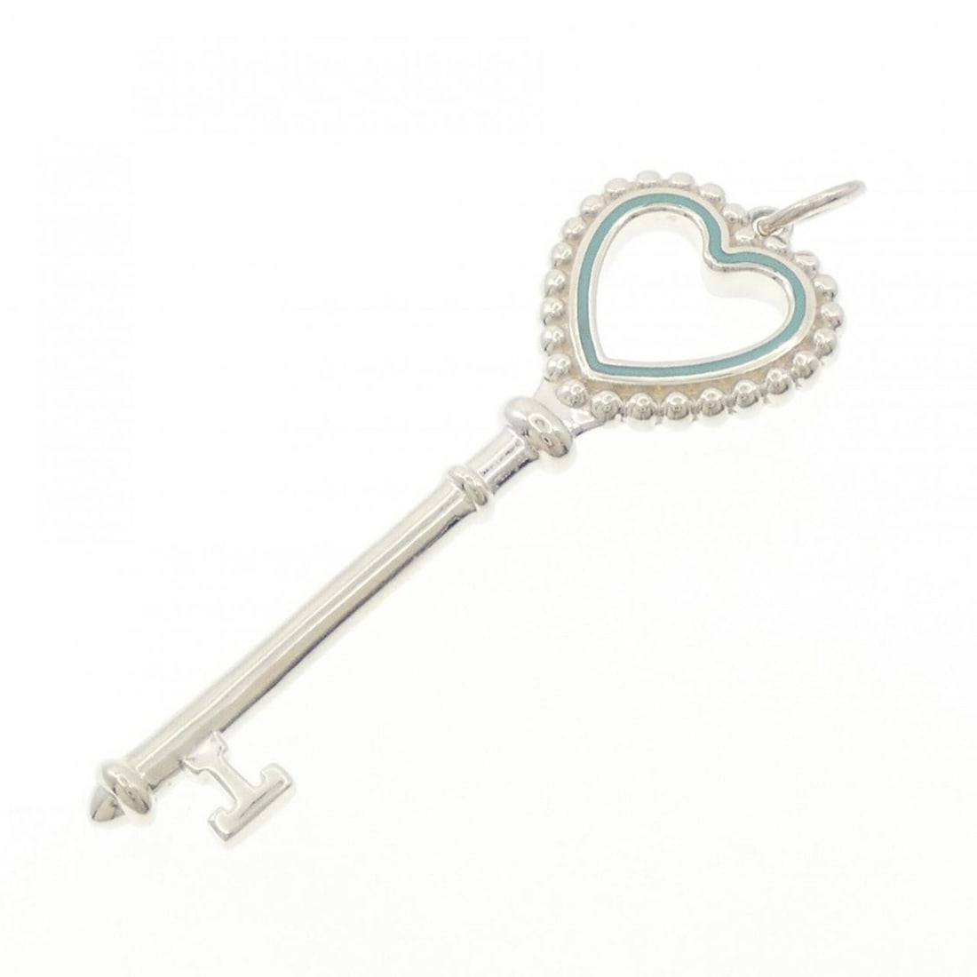 Tiffany Beaded Heart Key Pendant: --- Catalog ---Category: SizePendant Size: 59.1mm x 18.6mm / 2.32'' x 0.73''Category: DesignGender: WomenMaterial: Silver 925Necklace Type: PendantCategory: GeneralBrand: Tiffany--- Item List