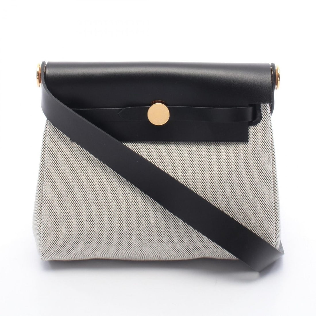Hermes Herbag Zip Mini Shoulder Bag Handbag Canvas Leather Toile H Vache Hunter Women's Gray/Black: --- Catalog ---Category: SizeSize (HxWxD): 16cm x 20cm x 7cm / 6.29'' x 7.87'' x 2.75''Category: DesignType: Handbag, Shoulder bagColor: Black, GrayGender: WomenMaterial: Canvas , Toile H Category: Ge