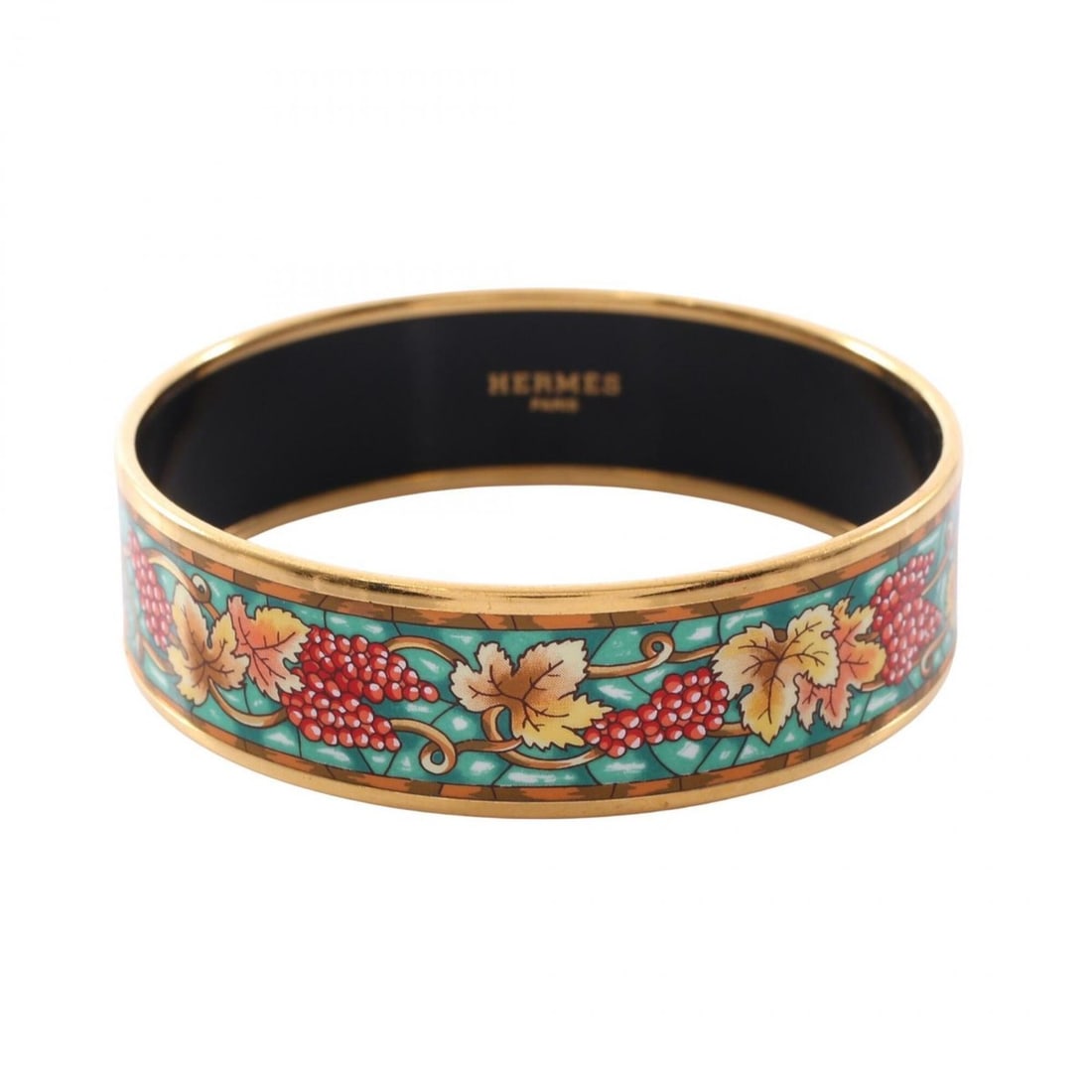 Hermes EMAGLE GM Bangle Accessory, Gold Plated (GP), Cloisonné Enamel, Women's, Tone, Multicolor: --- Catalog ---Category: DesignType: BangleColor: Gold, Multi-colorGender: WomenMaterial: Cloisonné/enamel, Gold platingCategory: GeneralBrand: Hermes--- Item List ---Section: ConditionRanking: Rank 
