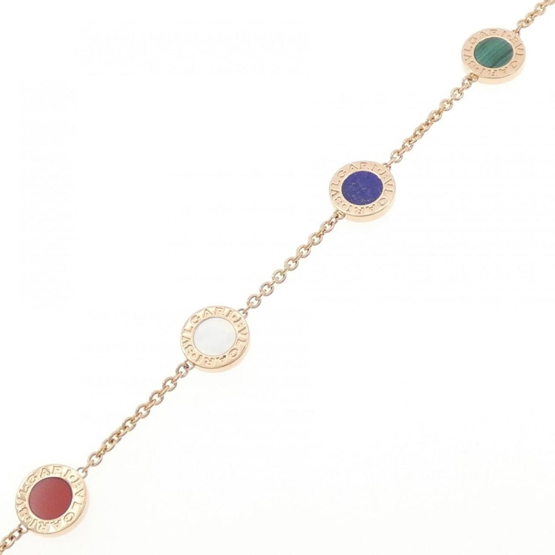 Bvlgari Bracelet: --- Catalog ---Category: SizeLength: 18cm - 20cm / 7.08'' - 7.87''Category: DesignType: Charm braceletGender: WomenMaterial: Pink gold (18K)Category: GeneralBrand: Bvlgari--- Item List ---Section: Con