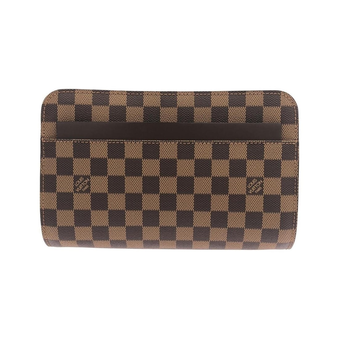 Louis Vuitton Damier Saint N51993 Second Bag: --- Catalog ---Category: SizeSize (HxWxD): 15.5cm x 24.5cm x 5.5cm / 6.1'' x 9.64'' x 2.16''Category: DesignType: Clutch bagColor: EbeneGender: Men,WomenMaterial: Coated canvas Category: GeneralBrand: