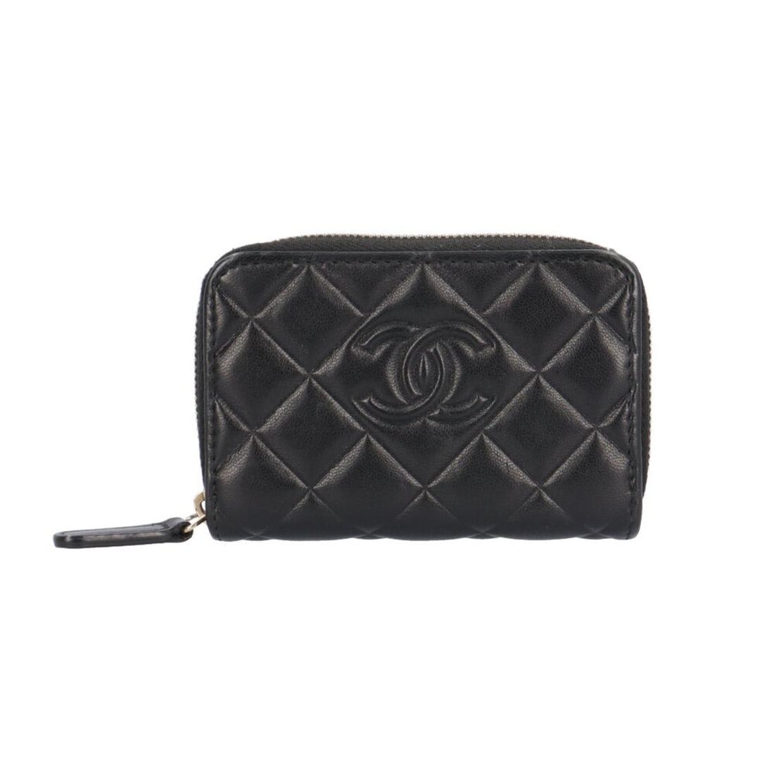 Chanel Classic Zip Coin Purse Matelassé Wallet/Coin Case Leather AP0216 Women's CHANEL: --- Catalog ---Category: SizeSize (HxWxD): 7.5cm x 10.5cm x 2cm / 2.95'' x 4.13'' x 0.78''Category: DesignType: Coin purse/coin caseColor: BlackGender: WomenMaterial: Leather Category: GeneralMPN: AP0