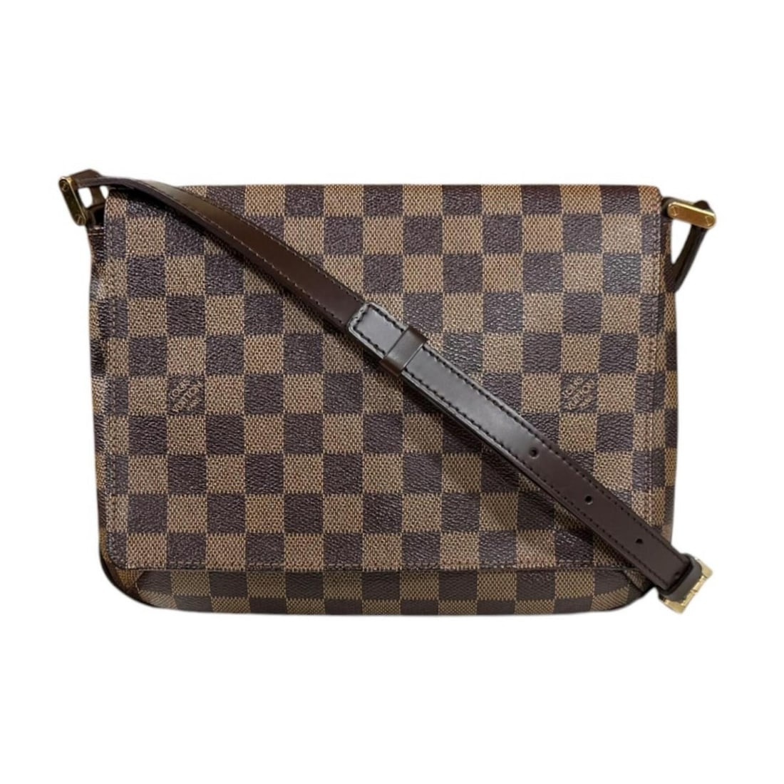 Louis Vuitton Musette Tango Long Damier Shoulder Bag, Handbag, Canvas N51301 Brown, Women's LOUIS: --- Catalog ---Category: SizeSize (HxWxD): 19cm x 25cm x 6cm / 7.48'' x 9.84'' x 2.36''Category: DesignType: Handbag, Shoulder bagColor: BrownGender: WomenMaterial: Damier Canvas Category: GeneralMPN: