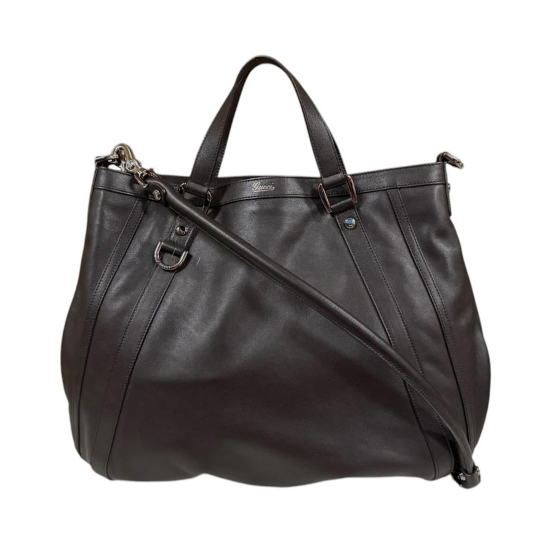 Gucci Abbey Shoulder Bag, Handbag, Leather, 268641, Brown, Women's, GUCCI 2-way: --- Catalog ---Category: SizeSize (HxWxD): 32cm x 43cm x 6cm / 12.59'' x 16.92'' x 2.36''Category: DesignType: Handbag, Shoulder bagColor: BrownGender: WomenMaterial: Leather Category: GeneralMPN: 268