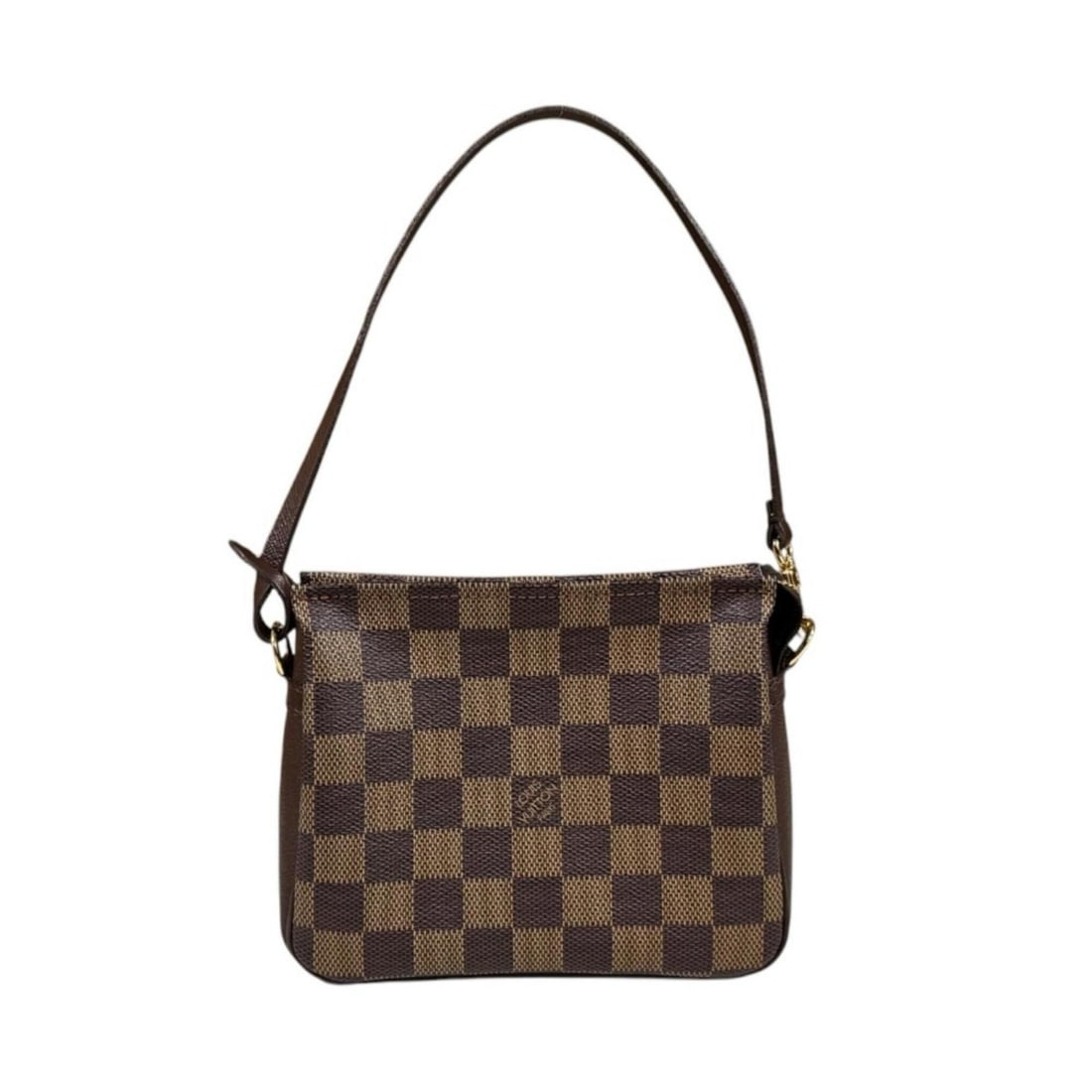 Louis Vuitton Trousse Makeup Damier Handbag, Canvas Handbag N51982 Brown, Women's LOUIS VUITTON: --- Catalog ---Category: SizeSize (HxWxD): 13.5cm x 16.5cm x 6cm / 5.31'' x 6.49'' x 2.36''Category: DesignType: HandbagColor: BrownGender: WomenMaterial: Damier Canvas Category: GeneralMPN: 8BT146Bra