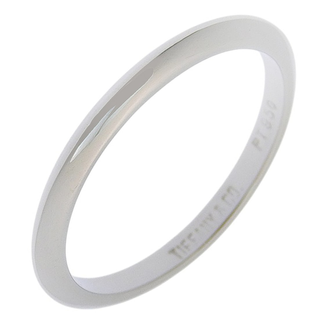 Tiffany & Co. Knife Edge Ring, Size 8, Platinum 950, Approx. 2.2g, Women's.: --- Catalog ---Category: SizeJP Size: 8US Size: 4.5Category: DesignType: Band ringGender: WomenMaterial: Platinum 950Category: GeneralBrand: Tiffany--- Item List ---Section: ConditionRanking: Rank A U