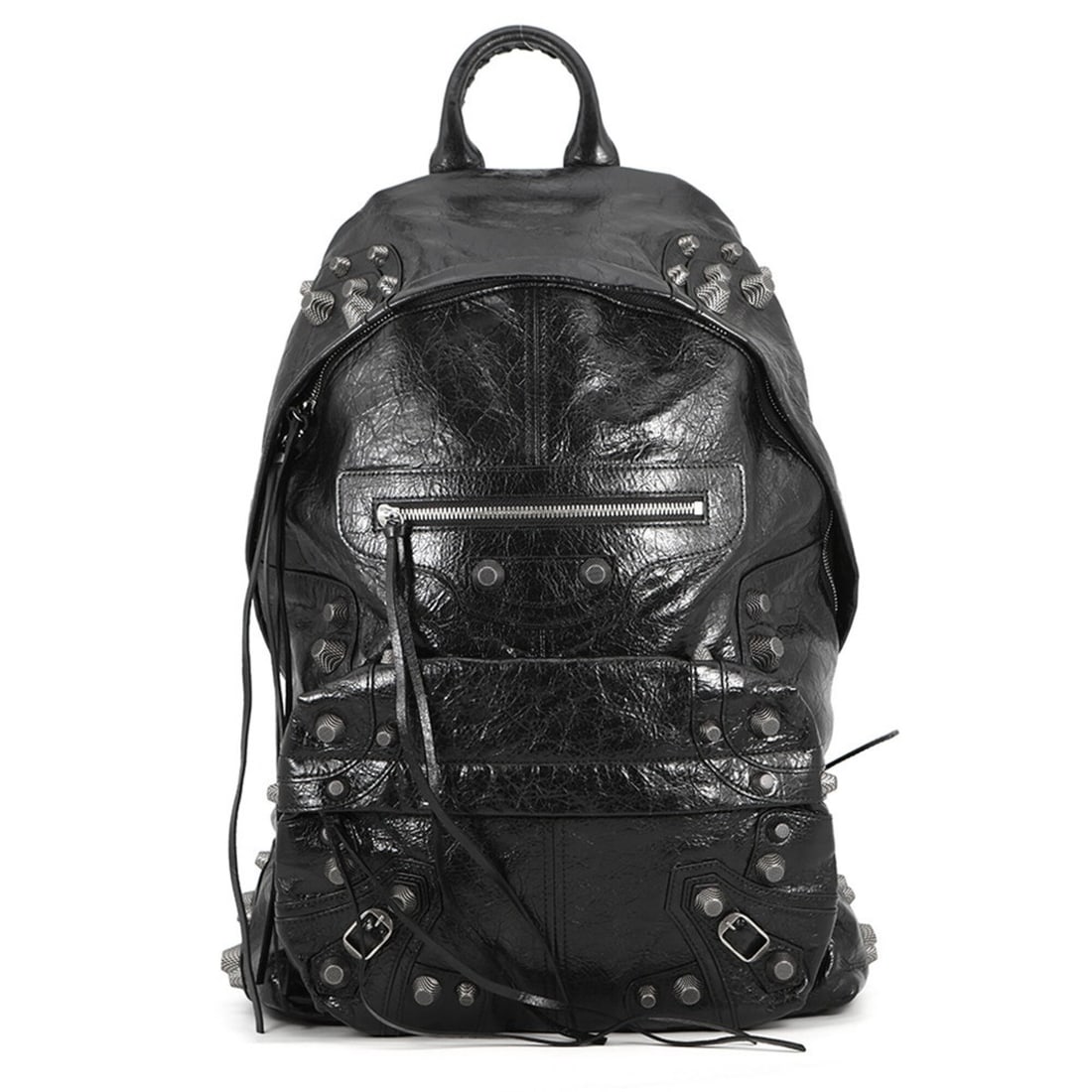 Balenciaga Le Cagole Backpack Leather 766297 BALENCIAGA Men's Black Handbag: --- Catalog ---Category: SizeWeight: 1.32kg / 2.91lb.Size (HxWxD): 48cm x 33cm x 19cm / 18.89'' x 12.99'' x 7.48''Category: DesignType: BackpackColor: BlackGender: MenClosure: ZipperMaterial: Leather 
