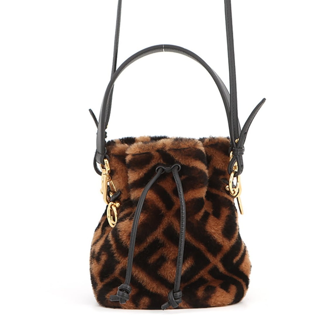 Fendi Shoulder Bag Montresor Mini Mouton 8BS010 FENDI Handbag 2-way (1 of 12)