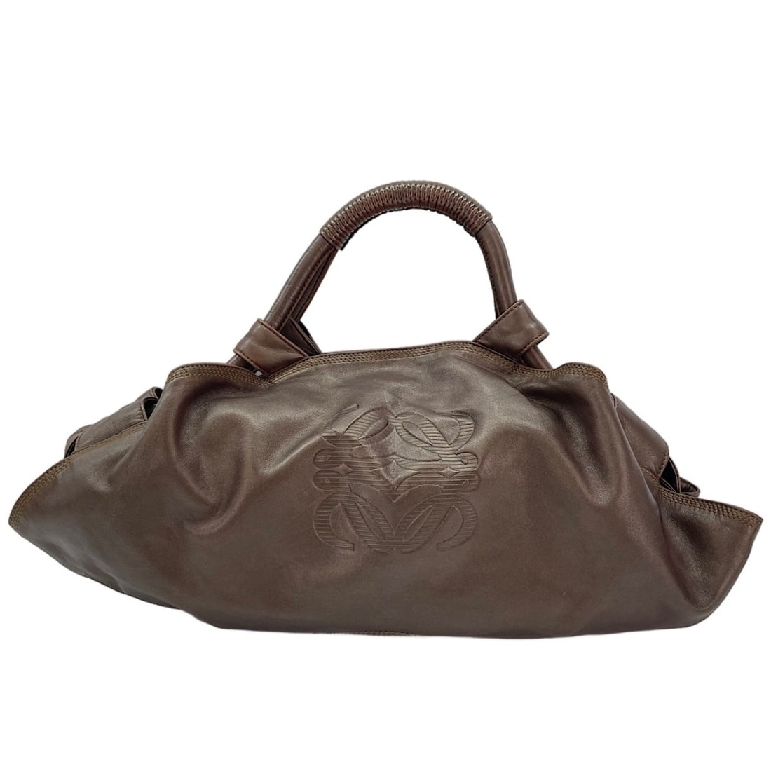Loewe Nappa Aire Handbag, Brown: --- Catalog ---Category: SizeSize (HxWxD): 28cm x 54cm x 1cm / 11.02'' x 21.25'' x 0.39''Category: DesignType: HandbagColor: BrownGender: WomenCategory: GeneralBrand: LoeweCountry of Origin: Spain--- 
