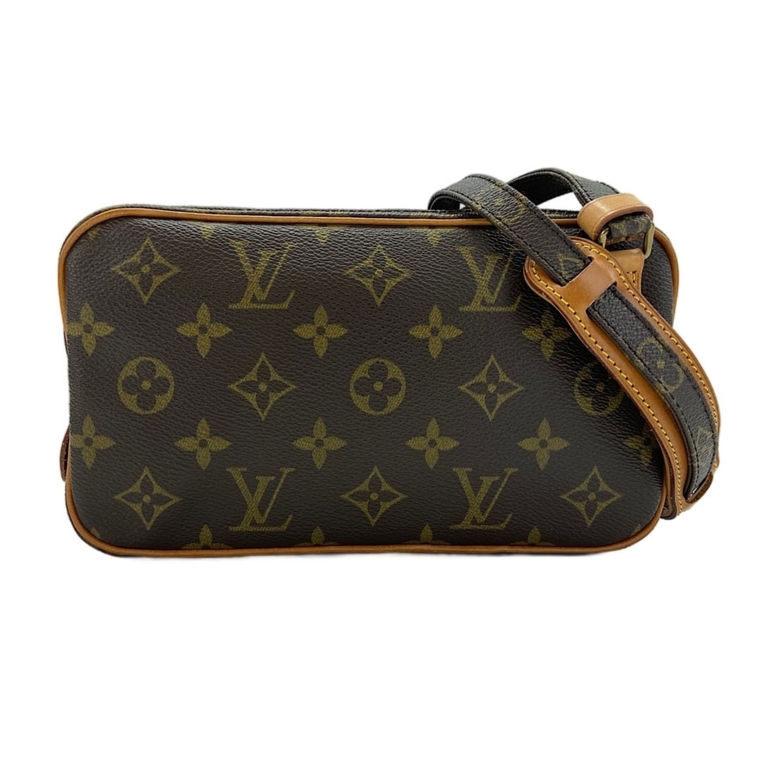 Louis Vuitton Pochette Marly Bandoulière Shoulder Bag, Brown: --- Catalog ---Category: SizeSize (HxWxD): 12cm x 22cm x 4.5cm / 4.72'' x 8.66'' x 1.77''Category: DesignType: Pochette, Shoulder bagColor: BrownGender: WomenCategory: GeneralBrand: Louis VuittonCount