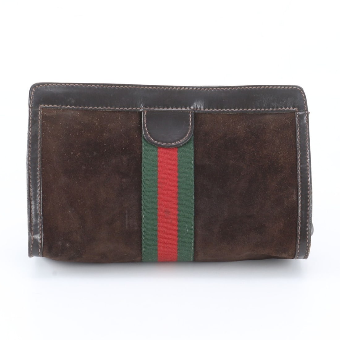 Excellent condition vintage Gucci Sherry Line leather clutch handbag pouch in brown for men.: --- Catalog ---Category: SizeSize (HxWxD): 18cm x 27cm x 7cm / 7.08'' x 10.62'' x 2.75''Category: DesignType: Handbag, PouchColor: BrownGender: MenMaterial: Leather Category: GeneralBrand: GucciCountr