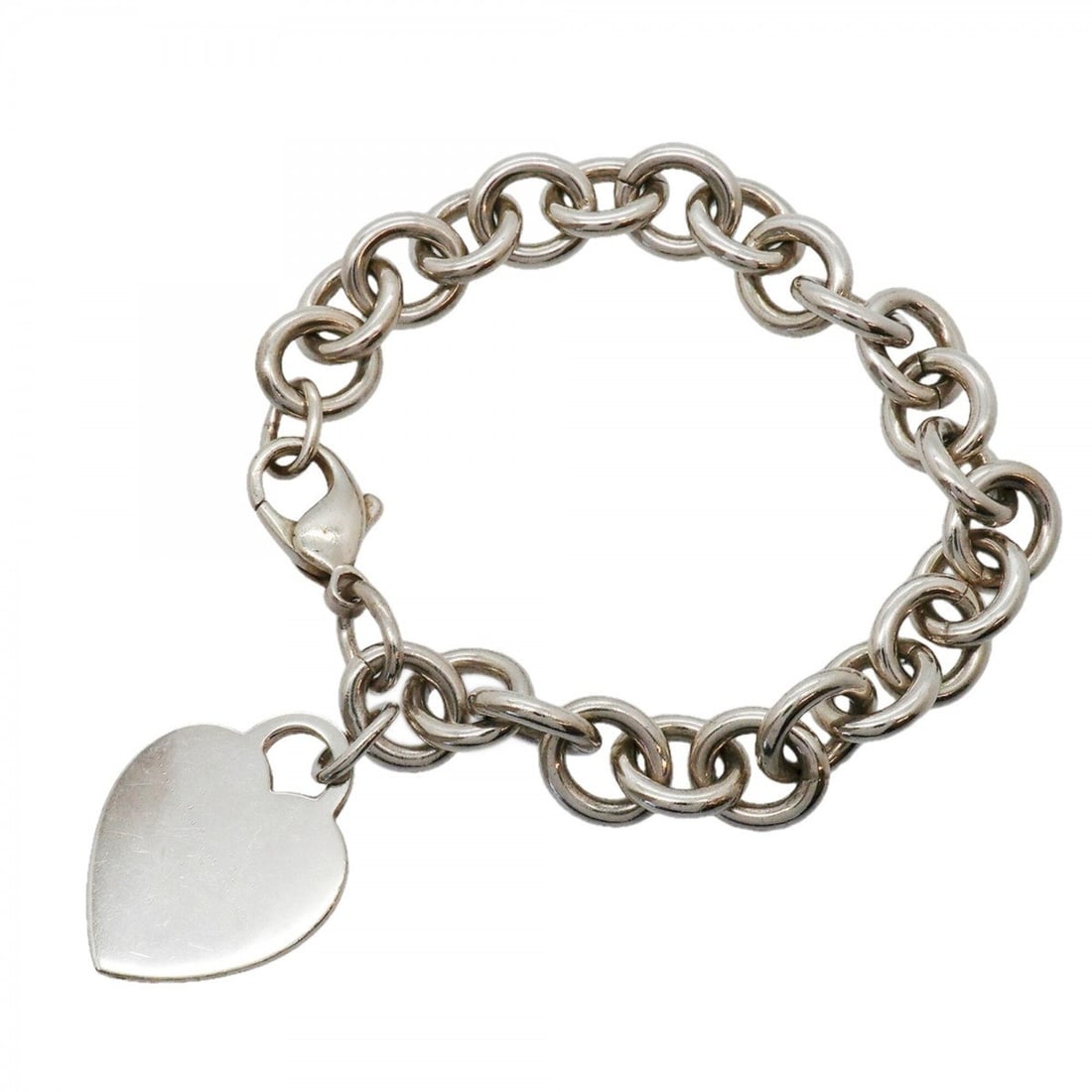 Tiffany & Co. Heart Tag Bracelet, Sterling Silver 925, Women's: --- Catalog ---Category: SizeLength: 16.5cm / 6.49''Category: DesignType: Charm braceletGender: WomenMaterial: Silver 925Category: GeneralBrand: Tiffany--- Item List ---Section: ConditionRanking: Rank