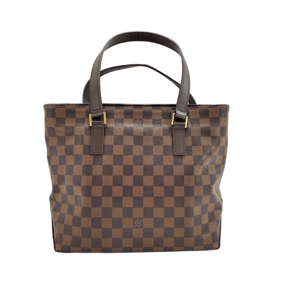 Louis Vuitton Cabas Piano Handbag, Brown: --- Catalog ---Category: SizeSize (HxWxD): 30cm x 11cm / 11.81'' x 4.33''Category: DesignType: HandbagColor: BrownGender: WomenCategory: GeneralBrand: Louis Vuitton--- Item List ---Section: ConditionR