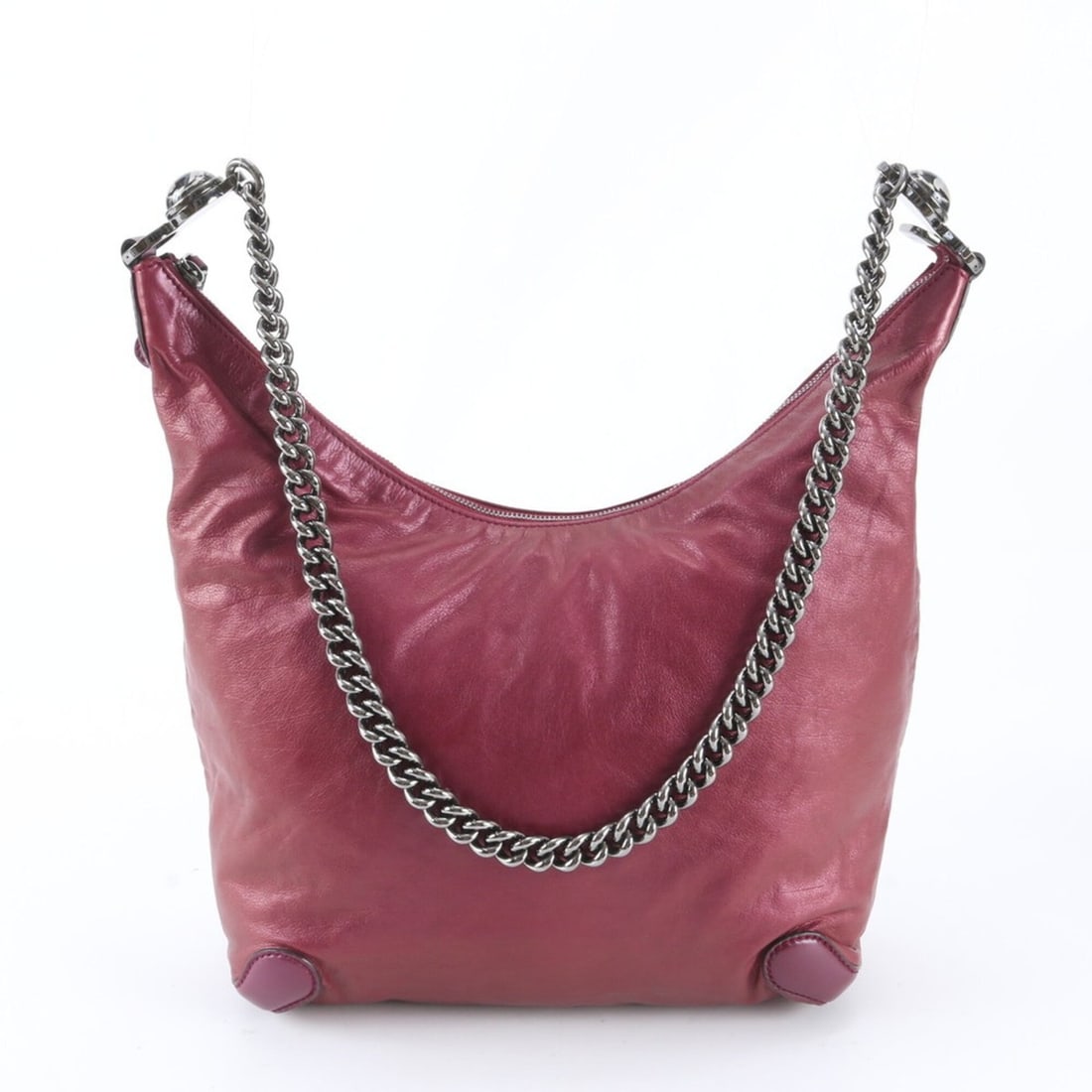 Excellent condition Gucci Galaxy Hobo Chain 223560 Leather Shoulder Bag Handbag for Women: --- Catalog ---Category: SizeSize (HxWxD): 24cm x 26cm x 12cm / 9.44'' x 10.23'' x 4.72''Category: DesignType: Handbag, Shoulder bagColor: PurpleGender: WomenMaterial: Leather Category: GeneralBrand: 