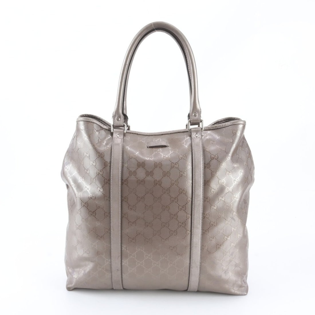Gucci GG Imprime 223668 Leather Tote Bag, Handbag, Shoulder Brand Name, Women's: --- Catalog ---Category: SizeSize (HxWxD): 40cm x 37cm x 10cm / 15.74'' x 14.56'' x 3.93''Category: DesignType: Handbag, Shoulder bag, Tote bagColor: BrownGender: WomenMaterial: Leather , Coated canva