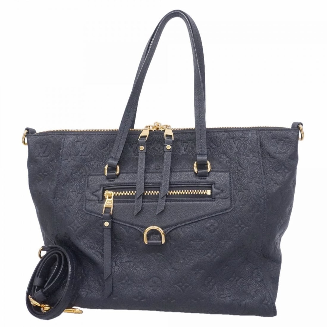 Louis Vuitton Monogram Empreinte Lumineuse PM Tote Bag M93410 (Ladies'): --- Catalog ---Category: SizeSize (HxWxD): 28cm x 34cm x 17cm / 11.02'' x 13.38'' x 6.69''Category: DesignType: Tote bagColor: InfiniGender: WomenCategory: GeneralMPN: M93410Brand: Louis Vuitton--- It