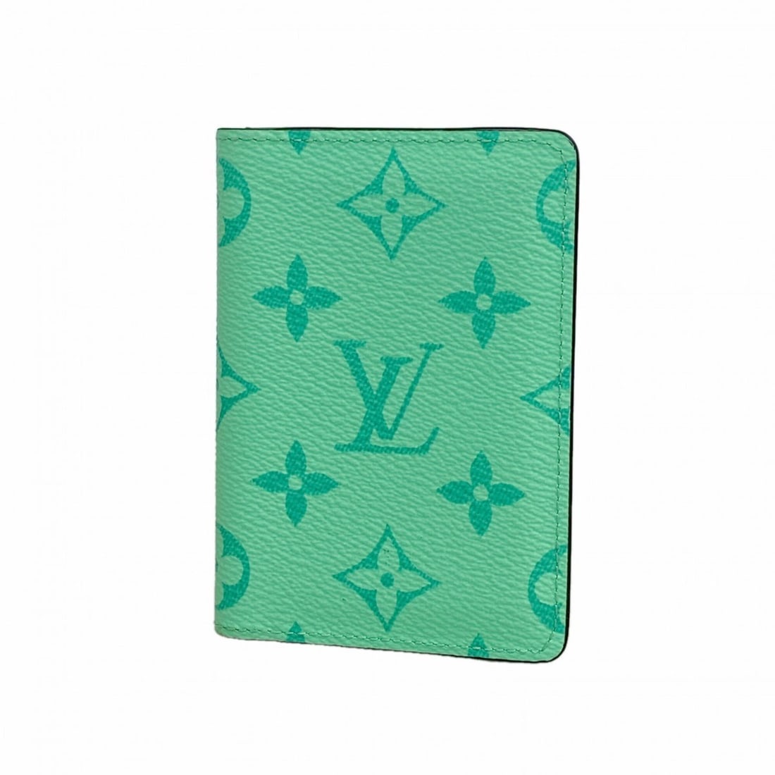 Louis Vuitton Business Card Holder/Card Case, Taigarama Organizer de Poche M27652, Mint, Men's: --- Catalog ---Category: DesignType: Card caseColor: GreenGender: MenCategory: GeneralMPN: M27652Brand: Louis VuittonCategory: Physical PropertiesSize (HxWxD): 11cm x 8cm x 1cm / 4.33'' x 3.14'' x 0.3