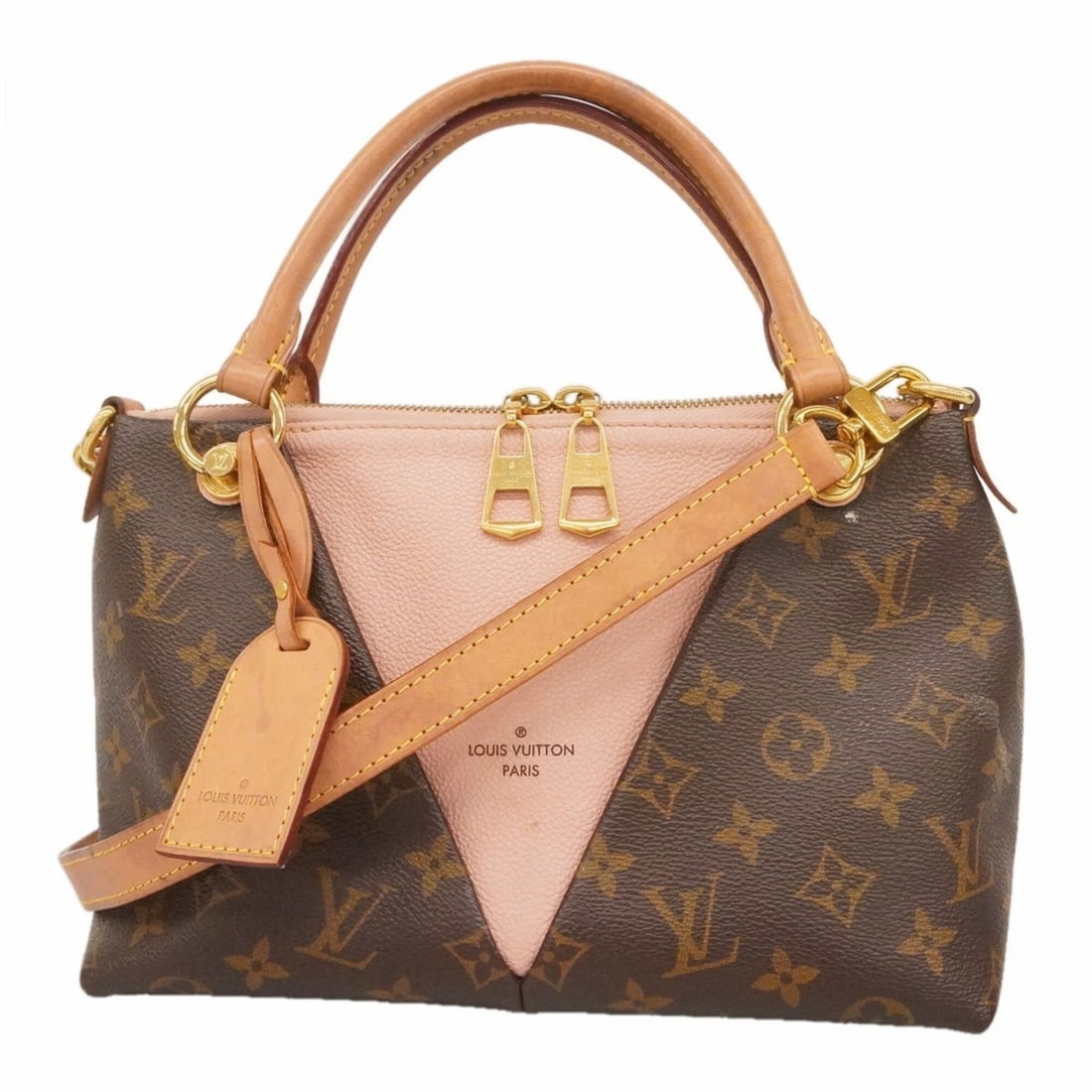 Louis Vuitton Monogram V Tote BB Handbag M43967 Rose Ballerine (Women's): --- Catalog ---Category: SizeSize (HxWxD): 18cm x 25.5cm x 10cm / 7.08'' x 10.03'' x 3.93''Category: DesignType: HandbagColor: Rose ballerineGender: WomenCategory: GeneralMPN: M43967Brand: Louis Vuitt