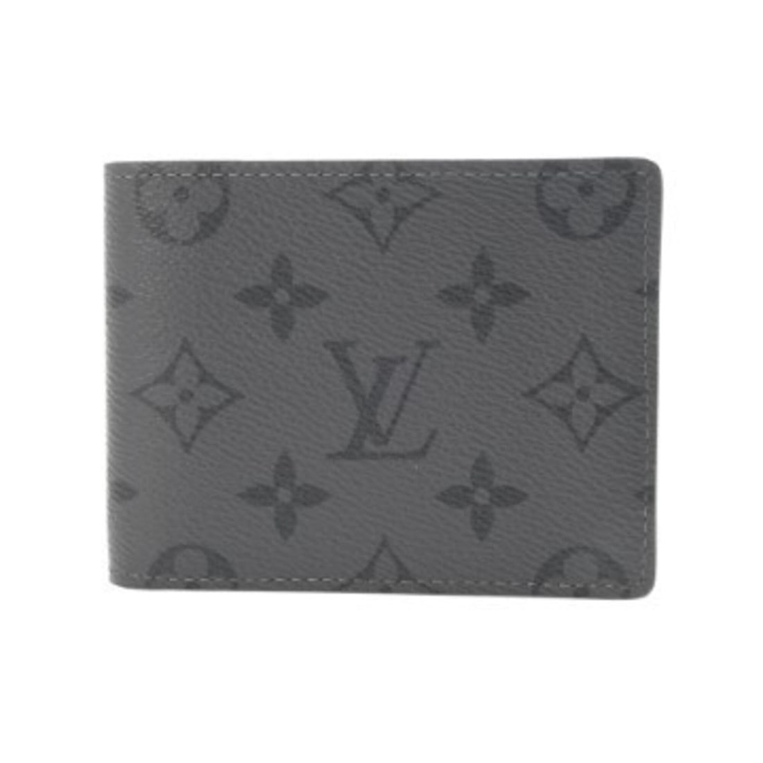 LOUIS VUITTON Louis Vuitton Monogram Eclipse Reverse Portefeuille Slender Grey M80906 Men's Canvas: --- Catalog ---Category: SizeSize (HxWxD): 8.5cm x 11.5cm / 3.34'' x 4.52''Category: DesignType: Bill wallet (bi-fold)Color: GrayGender: MenMaterial: Monogram Category: GeneralMPN: M80906Brand: Louis 