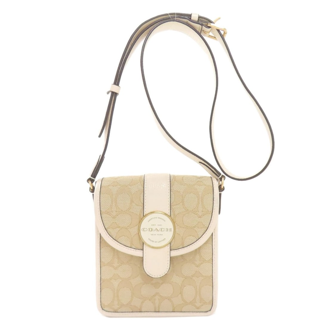 Coach C8321 Signature Shoulder Bag Canvas Women's COACH: --- Catalog ---Category: SizeSize (HxWxD): 17.5cm x 15cm x 5.5cm / 6.88'' x 5.9'' x 2.16''Category: DesignType: Shoulder bagColor: BeigeGender: WomenMaterial: Canvas Category: GeneralMPN: C8321Brand: 