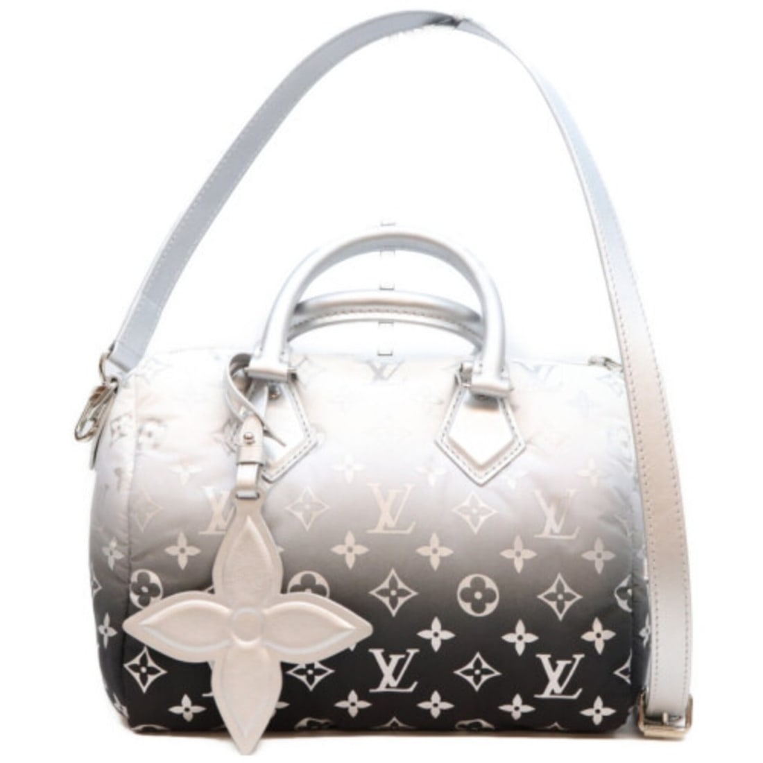 LOUIS VUITTON M11848 LVSKI LV Snow Speedy Bandoulière 25 Shoulder Bag, Silver, Silver Hardware,: --- Catalog ---Category: SizeSize (HxWxD): 17cm x 27cm x 14cm / 6.69'' x 10.62'' x 5.51''Category: DesignType: Shoulder bagColor: SilverGender: MenMaterial: Nylon Hardware Color: SilverCategory: Gener
