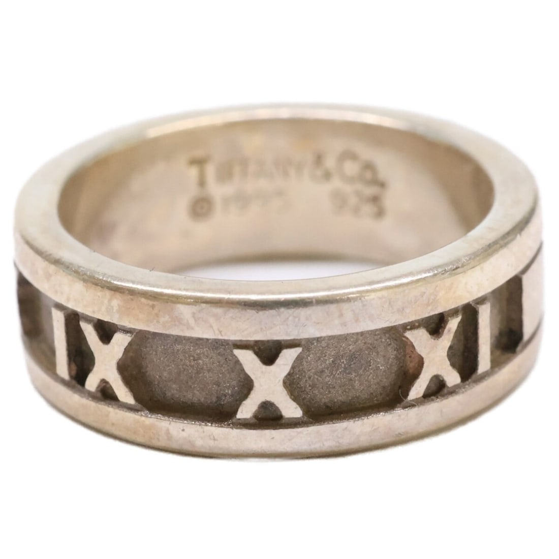 TIFFANY&Co. Tiffany & Co. SV925 Atlas Ring, Silver, Women's Ring: --- Catalog ---Category: SizeJP Size: 8US Size: 4.5Category: DesignType: Band ringColor: SilverGender: WomenMaterial: Silver 925Category: GeneralBrand: Tiffany--- Item List ---Section: ConditionRankin