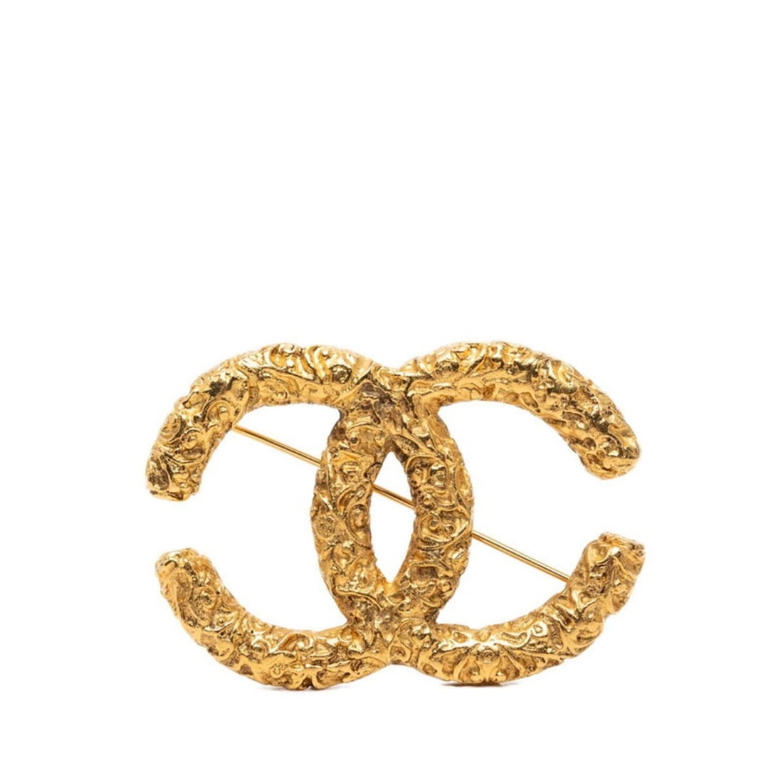 Chanel Coco Mark Lava Motif Brooch, Gold Plated, Women's CHANEL: --- Catalog ---Category: SizeSize (HxWxD): 35.4cm x 50.7cm / 13.93'' x 19.96''Category: DesignType: BroochColor: GoldGender: WomenMaterial: Gold platingCategory: GeneralBrand: Chanel--- Item List ---S
